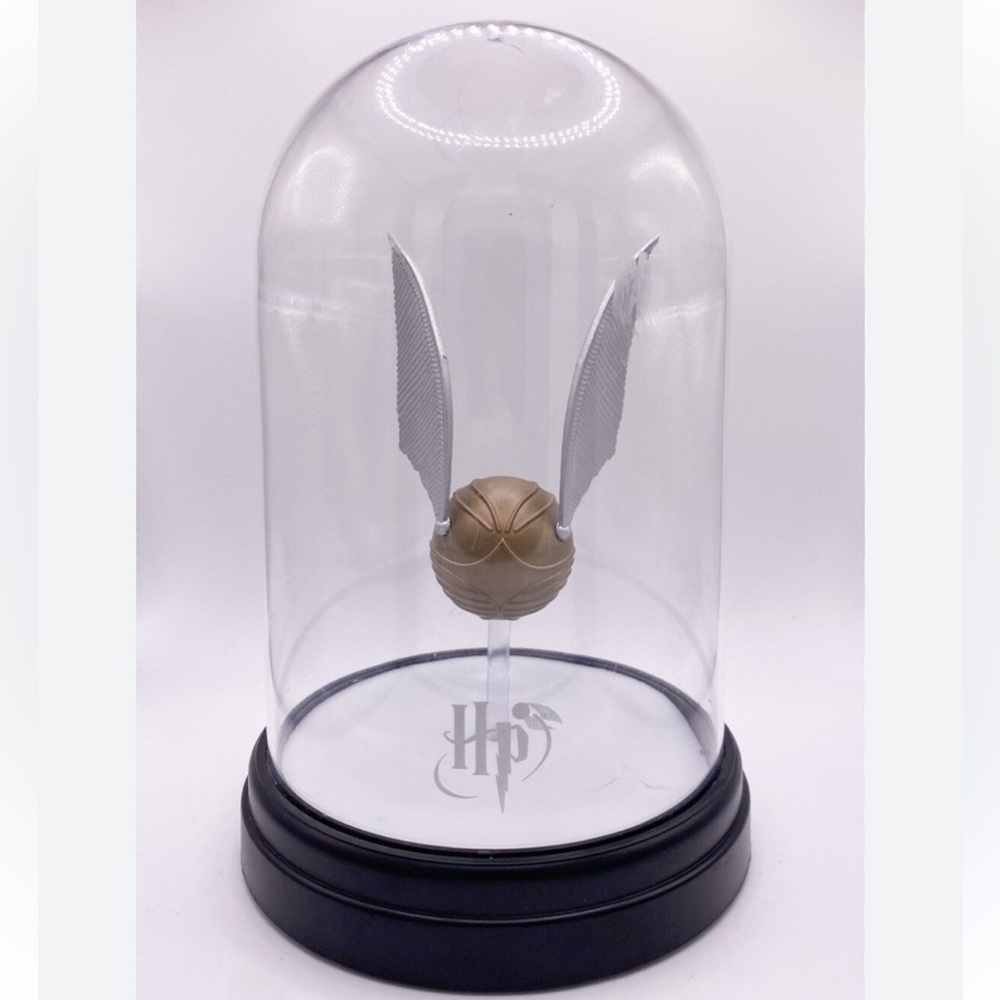 Paladone Harry Potter Snitch Bell Quidditch Dome with Black Circular Base